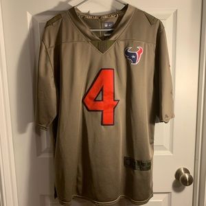 Houston Texans Salute To Service Jersey. Size L.